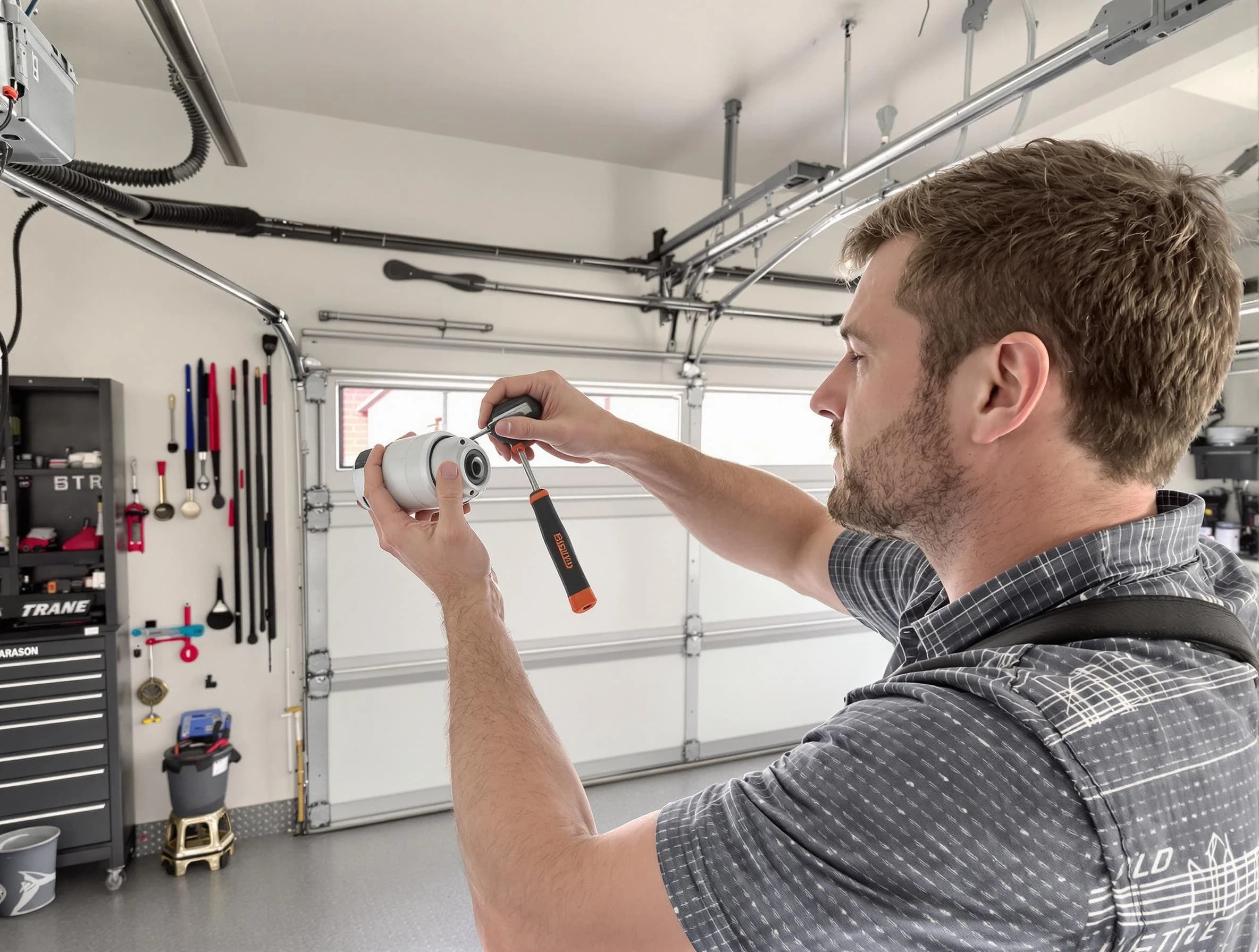 Garage door opener repair service by Falmouth Garage Door Repair in Falmouth