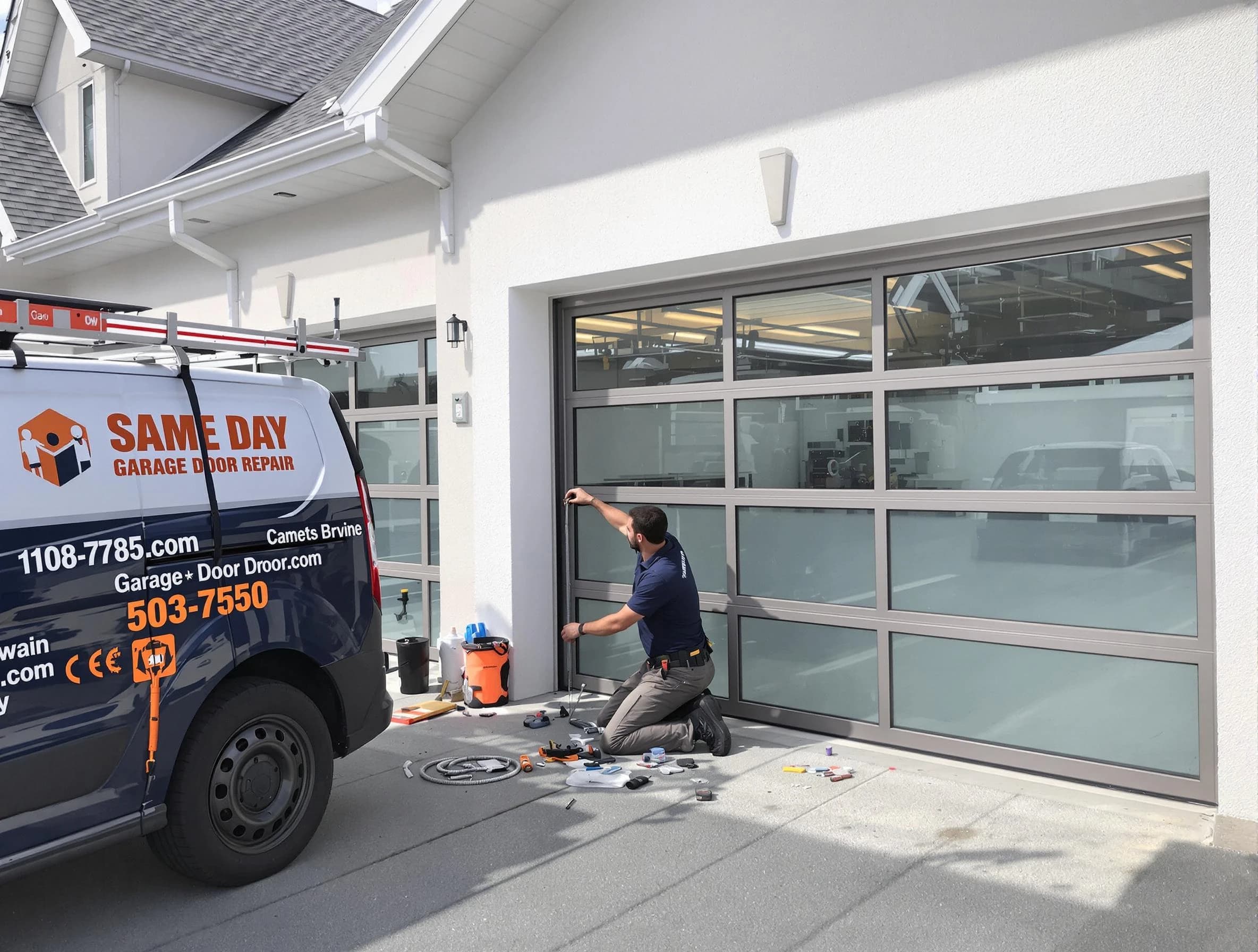 Same-day garage door repair service by Falmouth Garage Door Repair in Falmouth