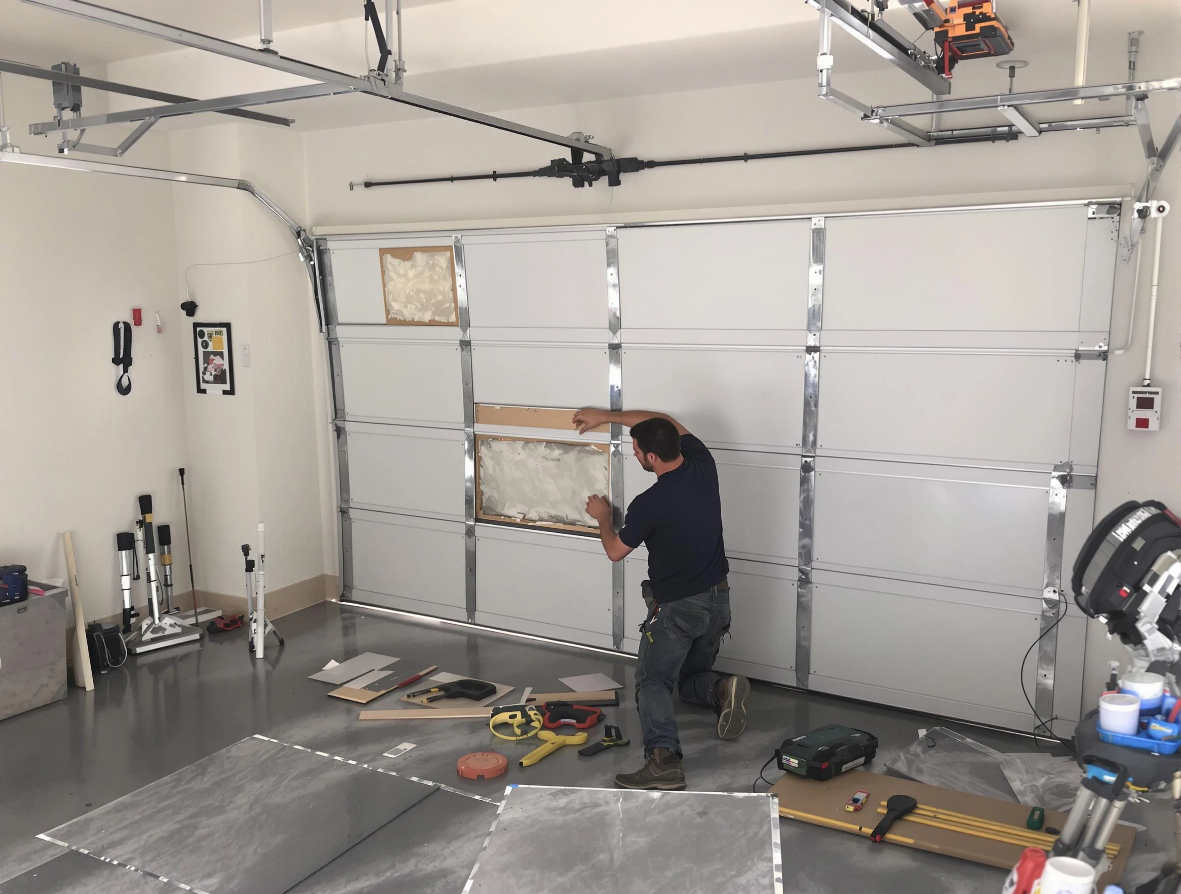 Garage Door Panel Repair in Falmouth