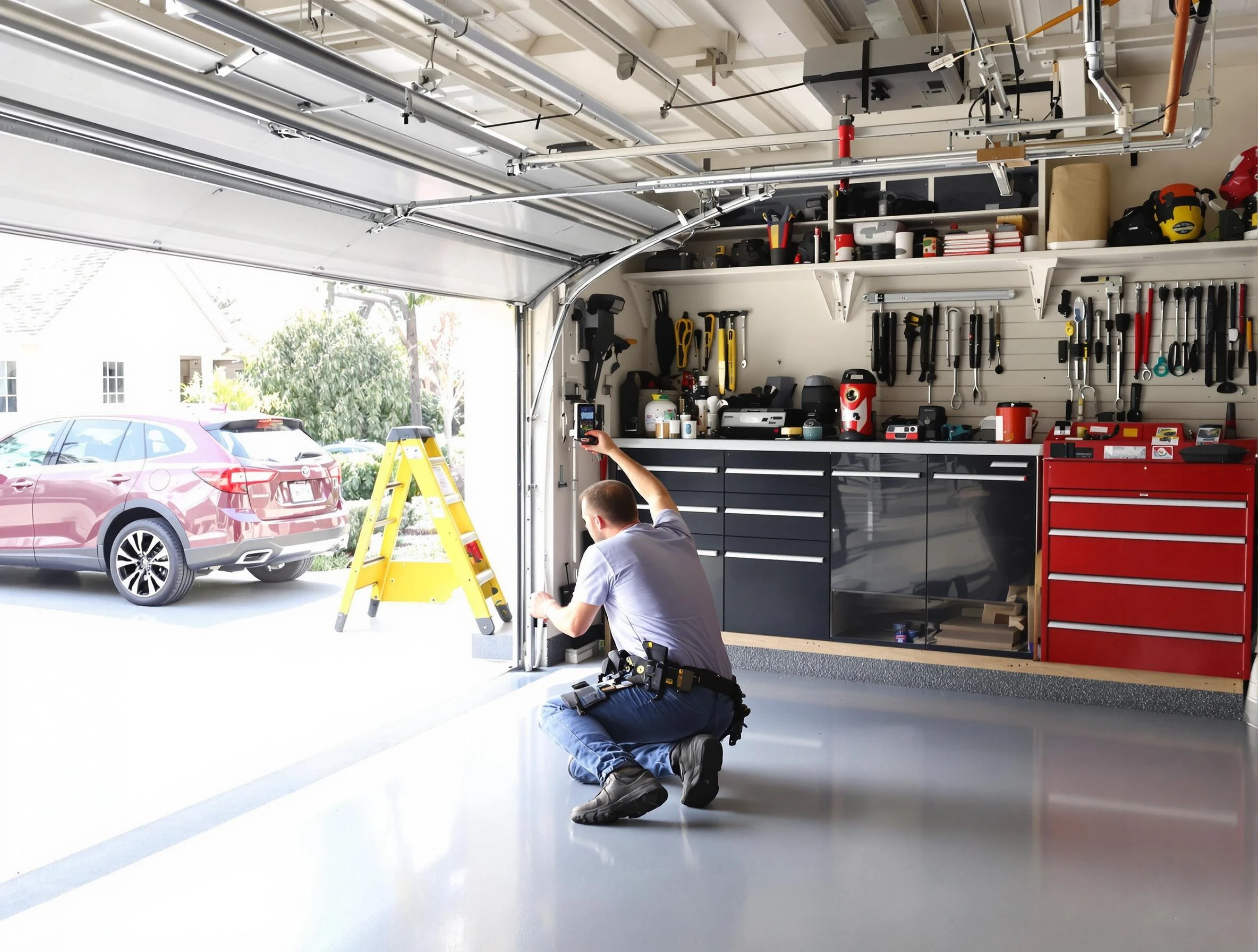 Local garage door repair service by Falmouth Garage Door Repair in Falmouth